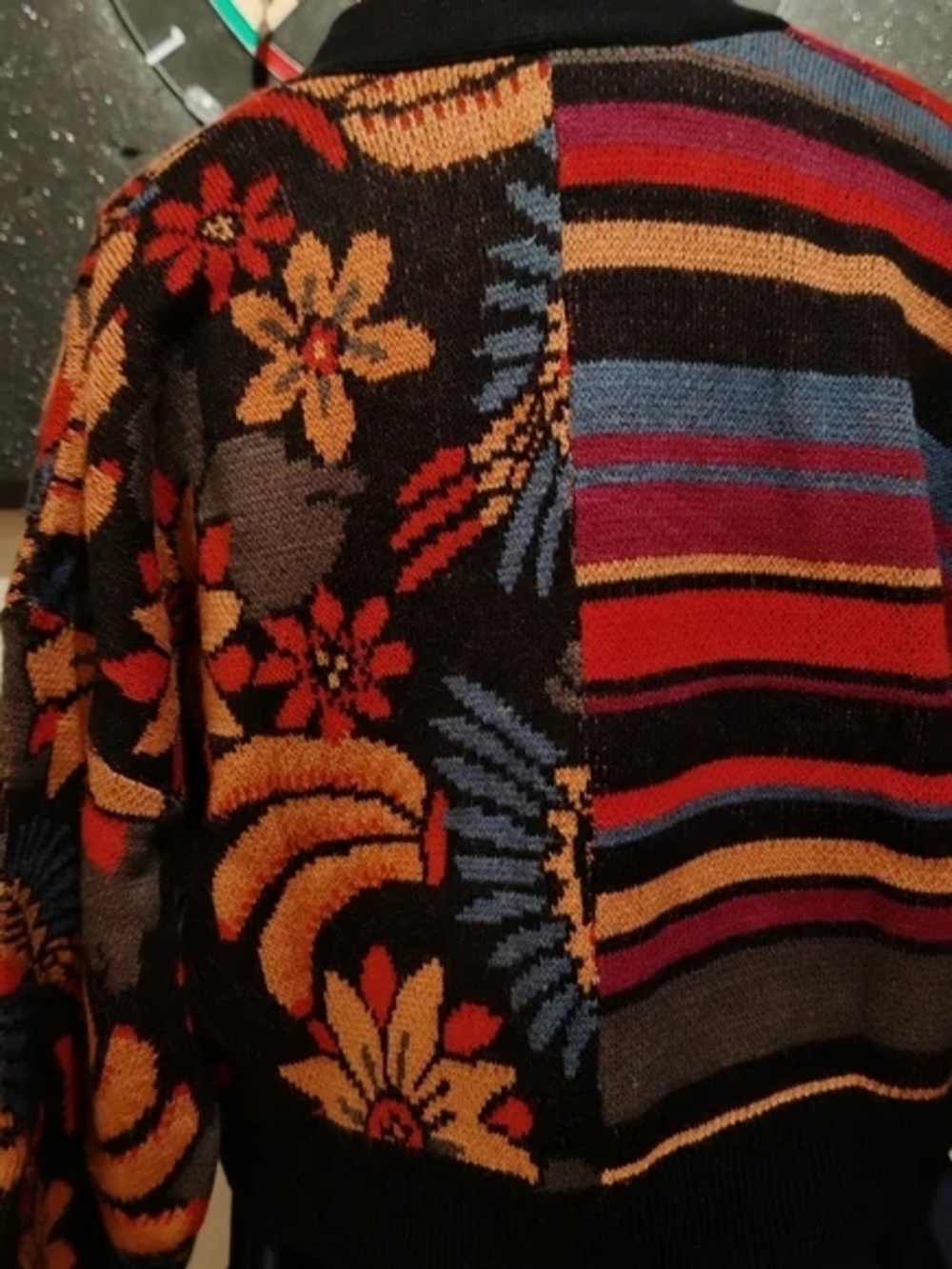 Farm Rio Macaw Ballet Stripes Cardigan M - Picture 5 of 13